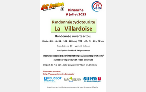 Rallye la Villardoise VILLARS LES DOMBES