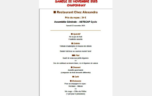 AG du club à CHAPONNAY